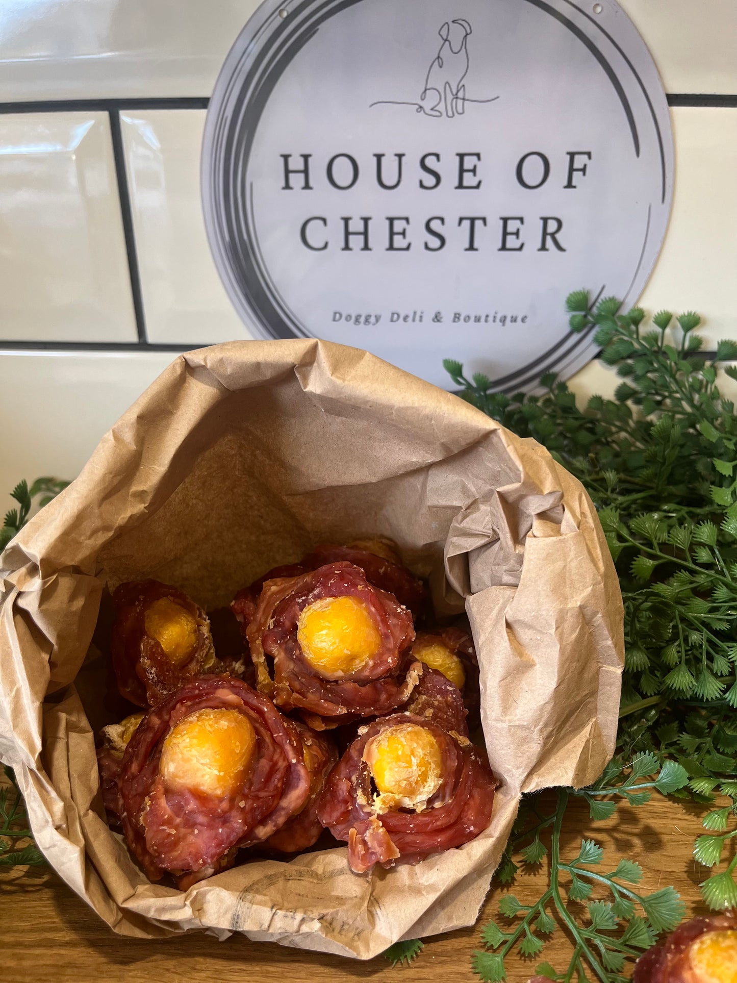 Duck Wrapped Egg Yolk