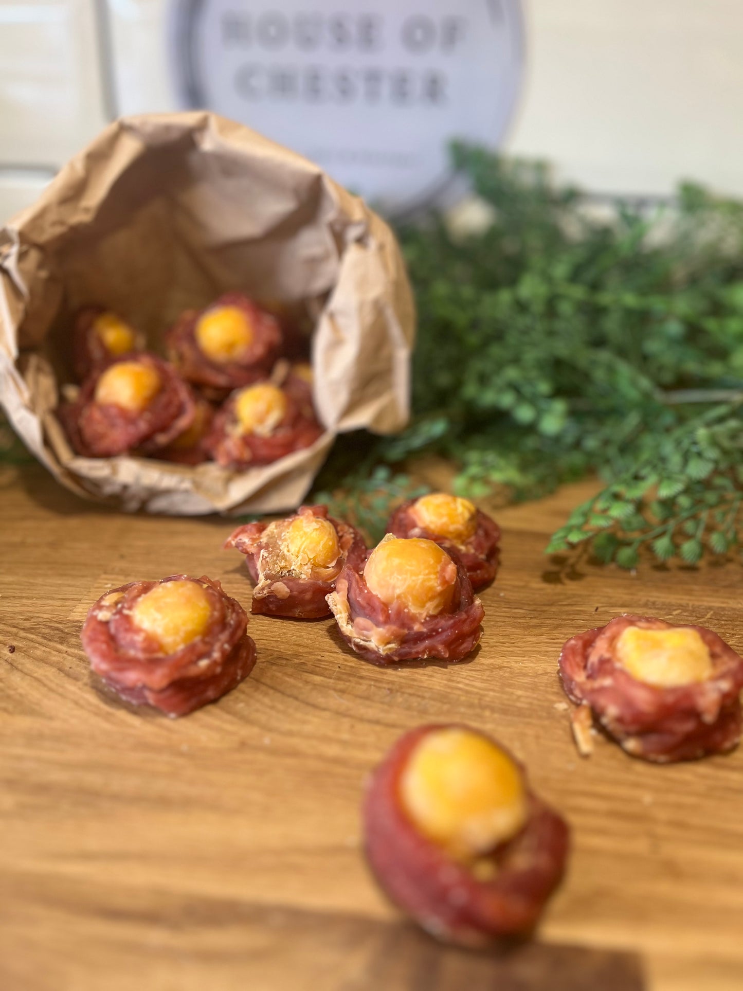 Duck Wrapped Egg Yolk