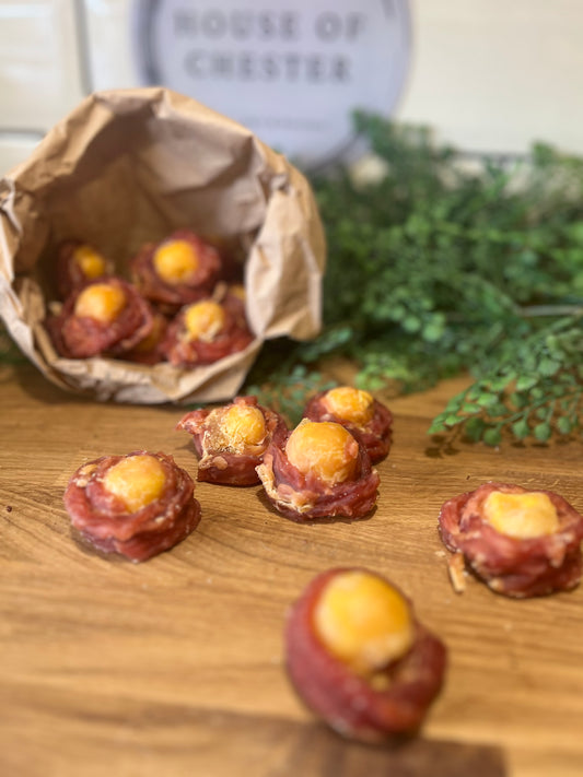Duck Wrapped Egg Yolk