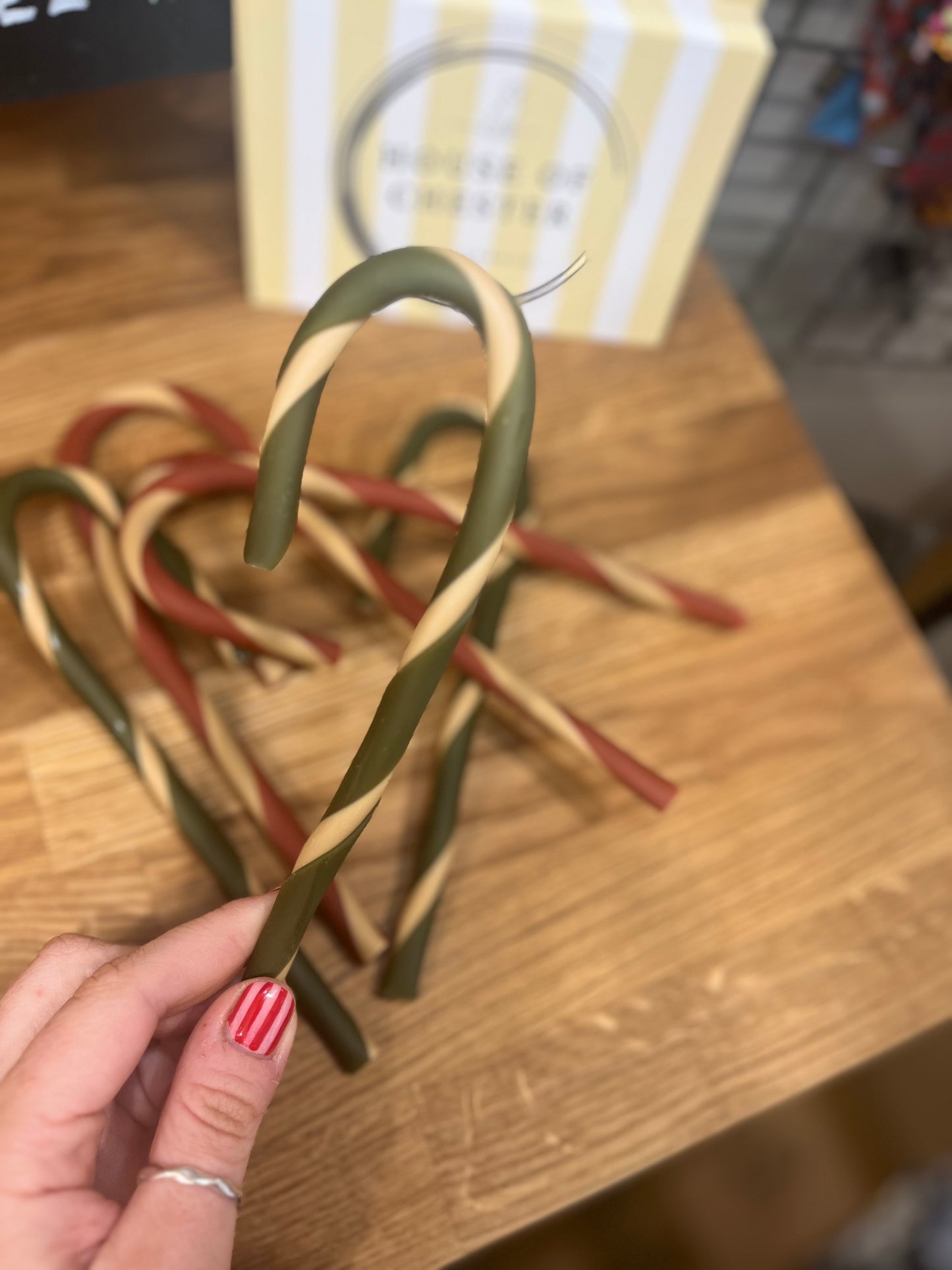 Festive Veggie Candy Cane