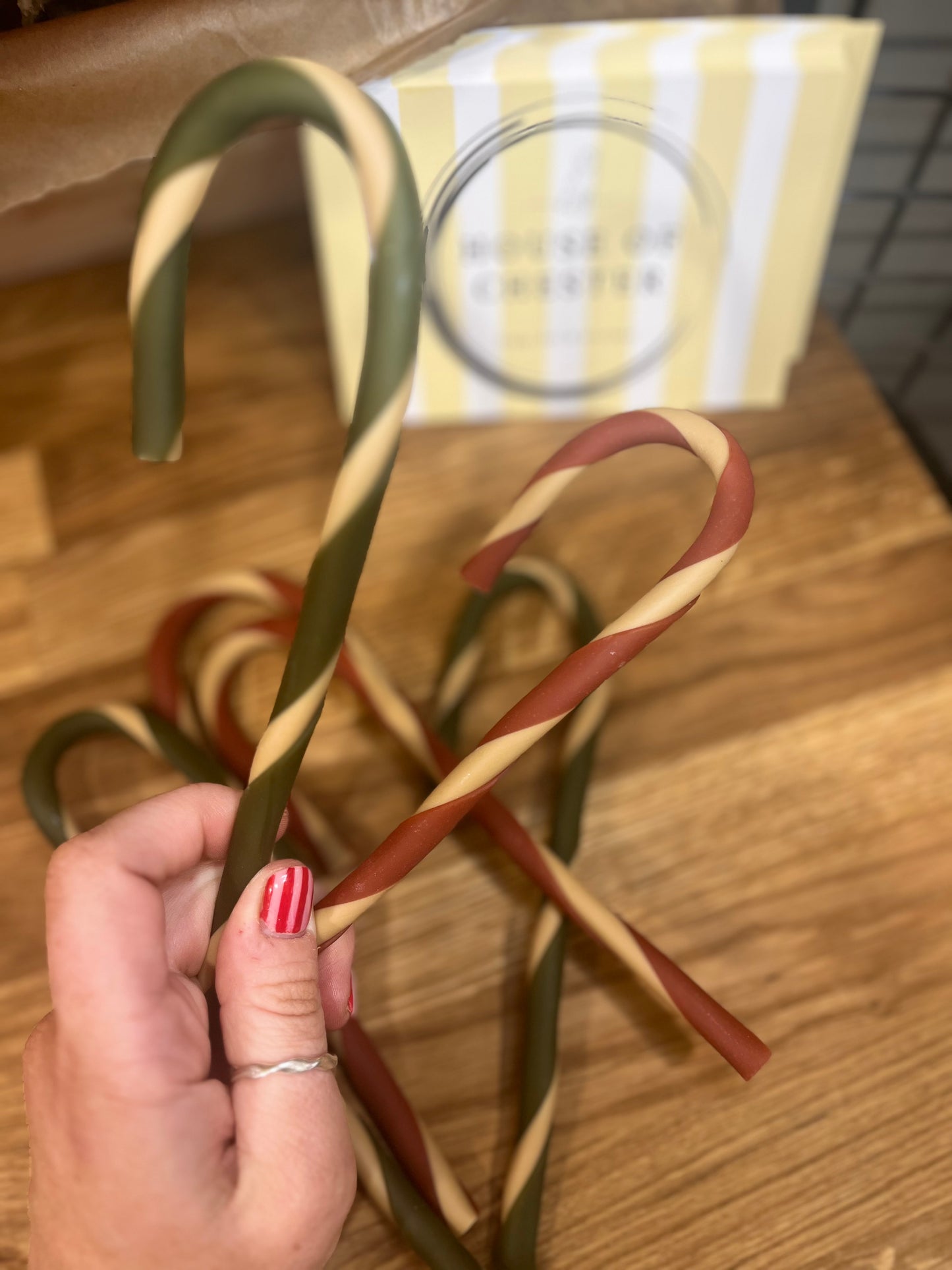 Festive Veggie Candy Cane