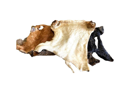 Beef Skin Plate with Hair XL image 0